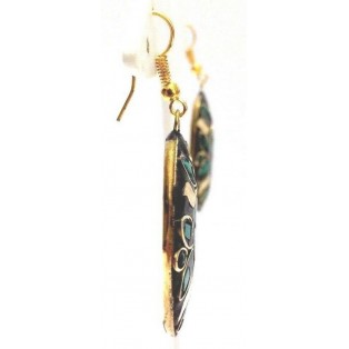 Retro Metal Earring - Ethnic Tribal Fusion - Drop Dangle Hook Long - Fashion 20